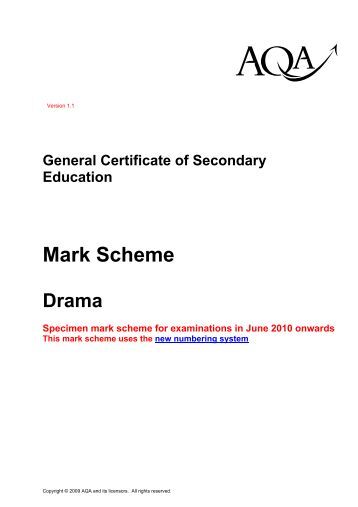 essay marking scheme essay marking scheme