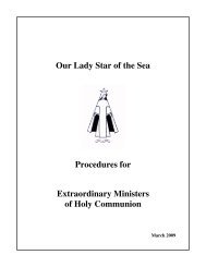 Procedures for Extraordinary Ministers of Holy Communion - PDF