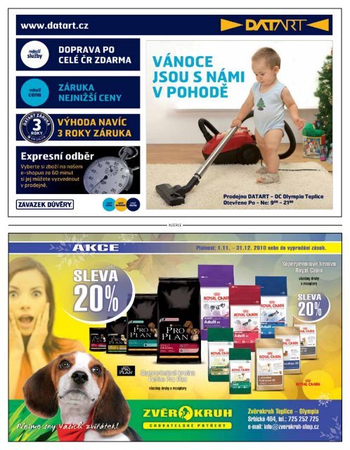 StÃ¡hnÄte si magazÃ­n ve formÃ¡tu pdf (15 MB) - Olympia Teplice