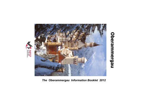 Oberammergau Information Booklet - Forcedelafamille