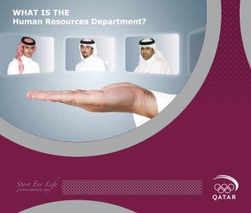 WHAT IS THE Human Resources Department? - Qatar Olympic ...