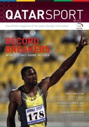 RECORD BREAKERS - Qatar Olympic Committee