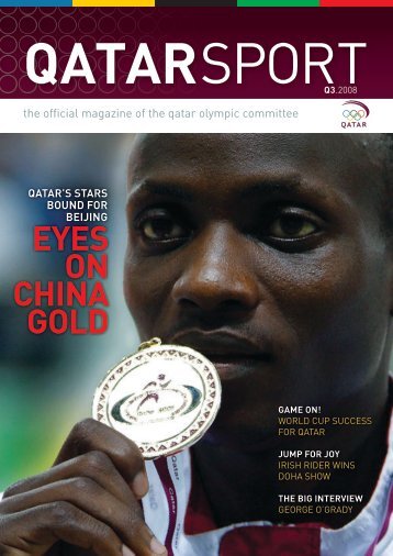 EYES ON CHINA GOLD - Qatar Olympic Committee