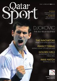 Qatar sport COVER.indd - Qatar Olympic Committee