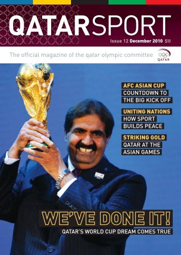 The official magazine of the qatar olympic committee
