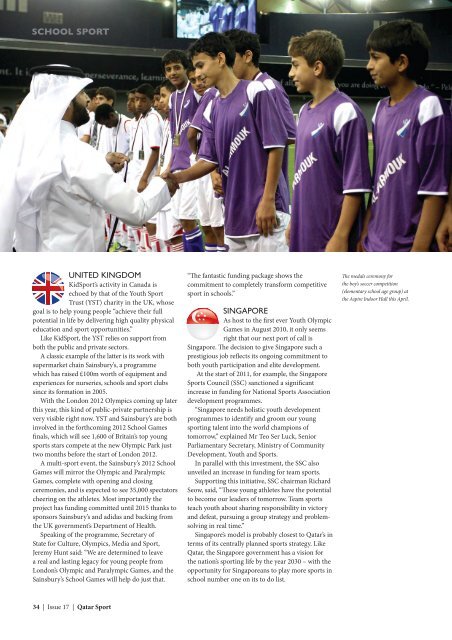 Qatar sport COVERMG.indd - Qatar Olympic Committee