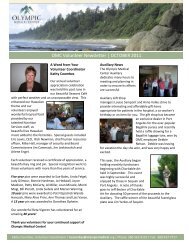 OMC Volunteer Newsletter | OCTOBER 2011 - Olympic Medical ...