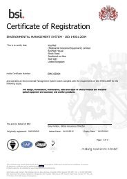 Olympus KeyMed ISO 14001 EMS 65964