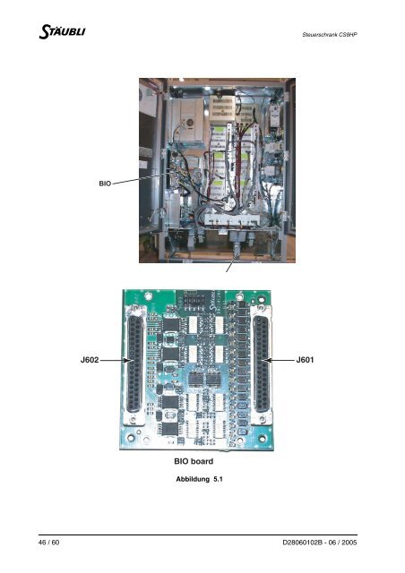 Steuerschrank CS8HP D28060102B - 06 / 2005 - eule-roboter.de