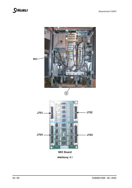 Steuerschrank CS8HP D28060102B - 06 / 2005 - eule-roboter.de