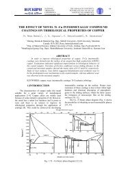 the effect of novel ti-cu intermetallic compound coatings on ...