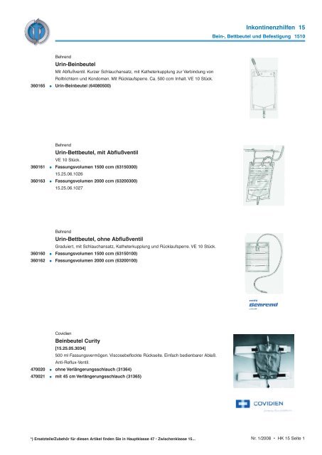 EGROH-Katalog 01/2008 - ELMOS Rehatechnik