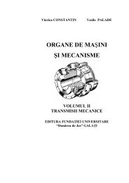 Organe de masini si mecanisme, vol.2