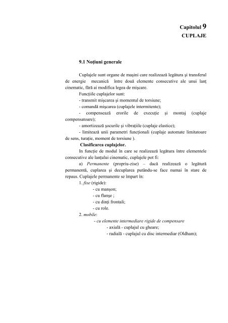 Organe de masini si mecanisme, vol.2