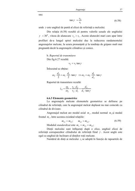 Organe de masini si mecanisme, vol.2