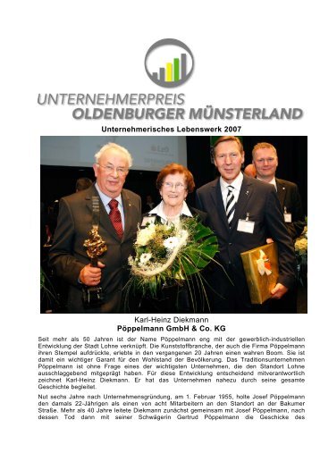 Karl-Heinz Diekmann - Verbund Oldenburger MÃ¼nsterland