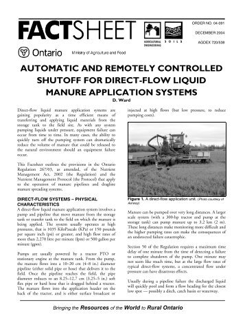 Automatic and Remotely Controlled Shut-off for Direct-Flow Liquid...