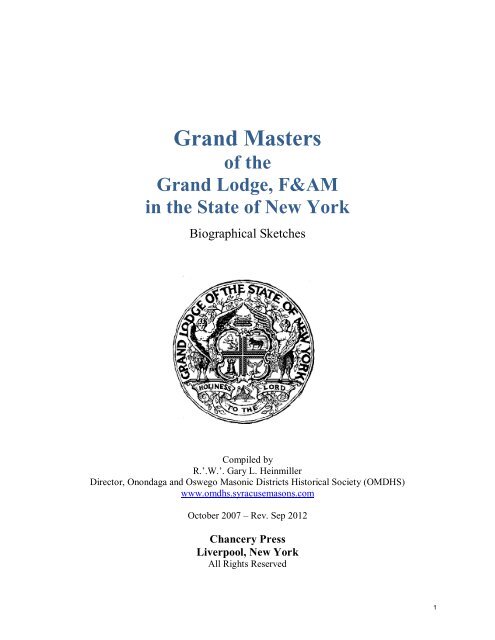 Freemasons - Frank S. Land “Dad”, 33° Freemason 1890 