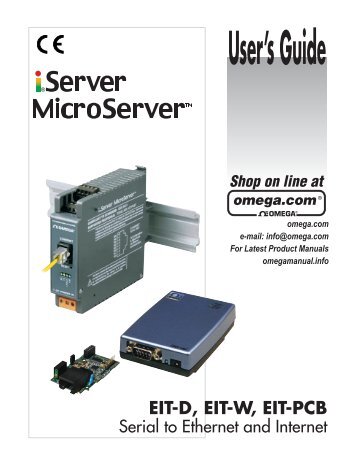 EIT Series Manual - Omega Engineering