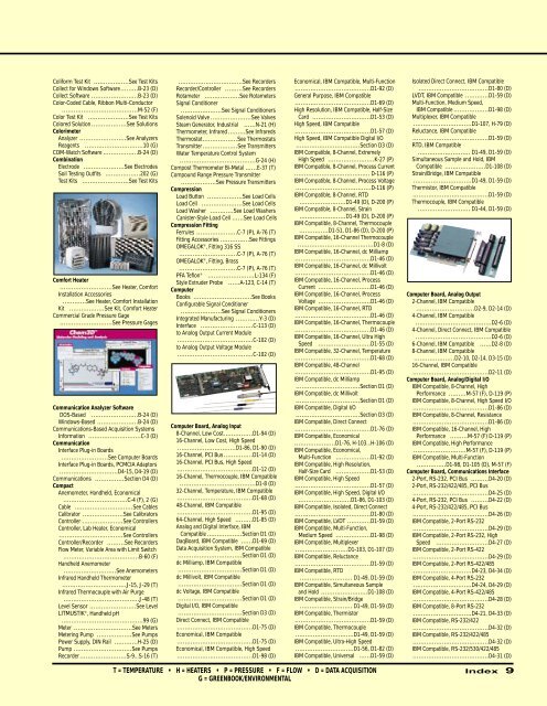 Download Entire Index In PDF Format - Omega Engineering