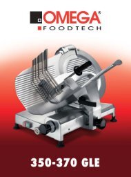 350-370 GLE - Omega Taglio Foodtech