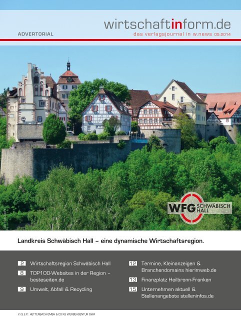 Wirtschaftsregion Schwäbisch Hall | wirtschaftinform.de 05.2014