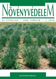 44. ÃVFOLYAM * 2008. FEBRUÃR * 2. SZÃM MAGFÃVESEK ...