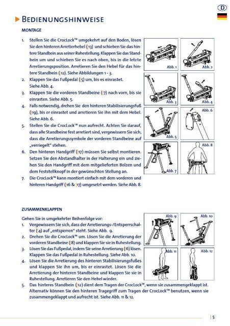 Manual CROC LOCK - Portable work- and clamping System