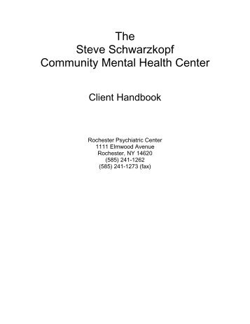 The Steve Schwarzkopf Community Mental Health Center