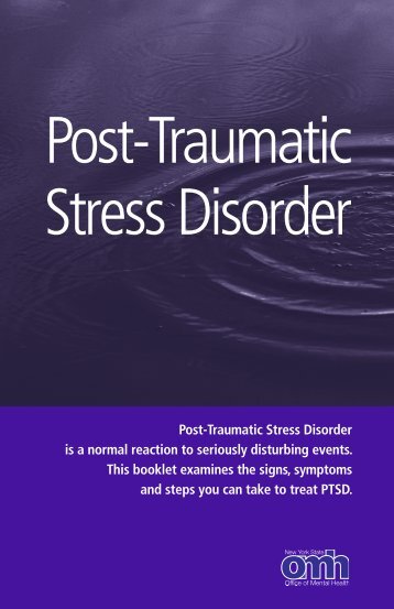 Post-Traumatic Stress Disorder - Office of Mental Health - New York ...