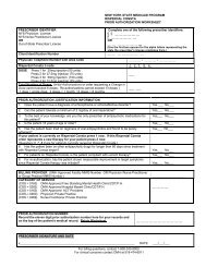 Prior Authorization worksheet - Office of Mental Health - New York ...