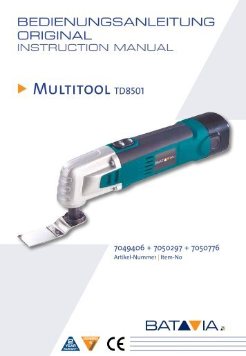 Manual Multitool - 10,8 V Li-Ionen