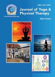 Journal of Yoga & Physical Therapy - OMICS Group