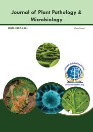 Journal of Plant Pathology & Microbiology - OMICS Group