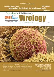 Virology-2012 - OMICS Group