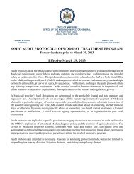 (OPWDD) Day Treatment Protocol - New York State Office of the ...