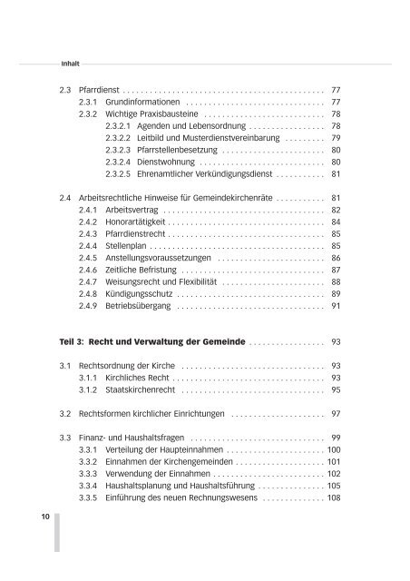 Handbuch für den Gemeindekirchenrat