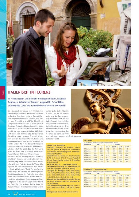 LISA! Sprachreisen Online Katalog 2014