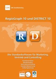 Regiograph 10 und DISTRICT 10: Mit ... - SPSS Schweiz