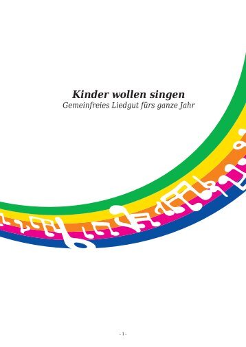 "Kinder wollen Singen" (A4) - Musikpiraten