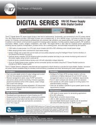 DIGITAL SERIES 1RU DC Power Supply With Digital Control