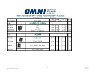 replacement batteries for two way radios - Omni Provincial ...