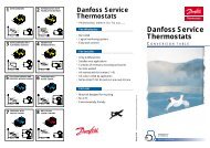 Danfoss Service Thermostats