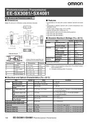 EE-SX3081, 4081 - Omron