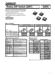 A6RS Rotary DIP Switch (SMT) - Omron