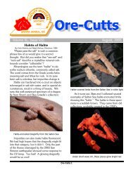 Habits of Halite - Orcutt Mineral Society
