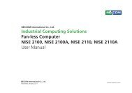 Industrial Computing Solutions Fan-less Computer NISE ... - Omtec