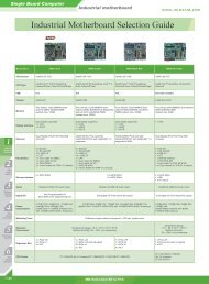 Industrial Motherboard Selection Guide - AutoCont IPC as