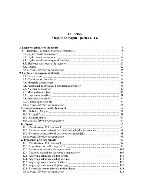 PDF 3,19MB - Catedra de Organe de Masini si Tribologie
