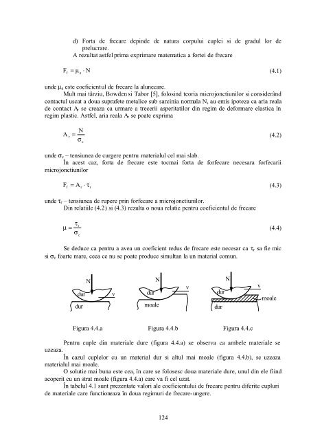 Elemente de Tribologie - Catedra de Organe de Masini si Tribologie